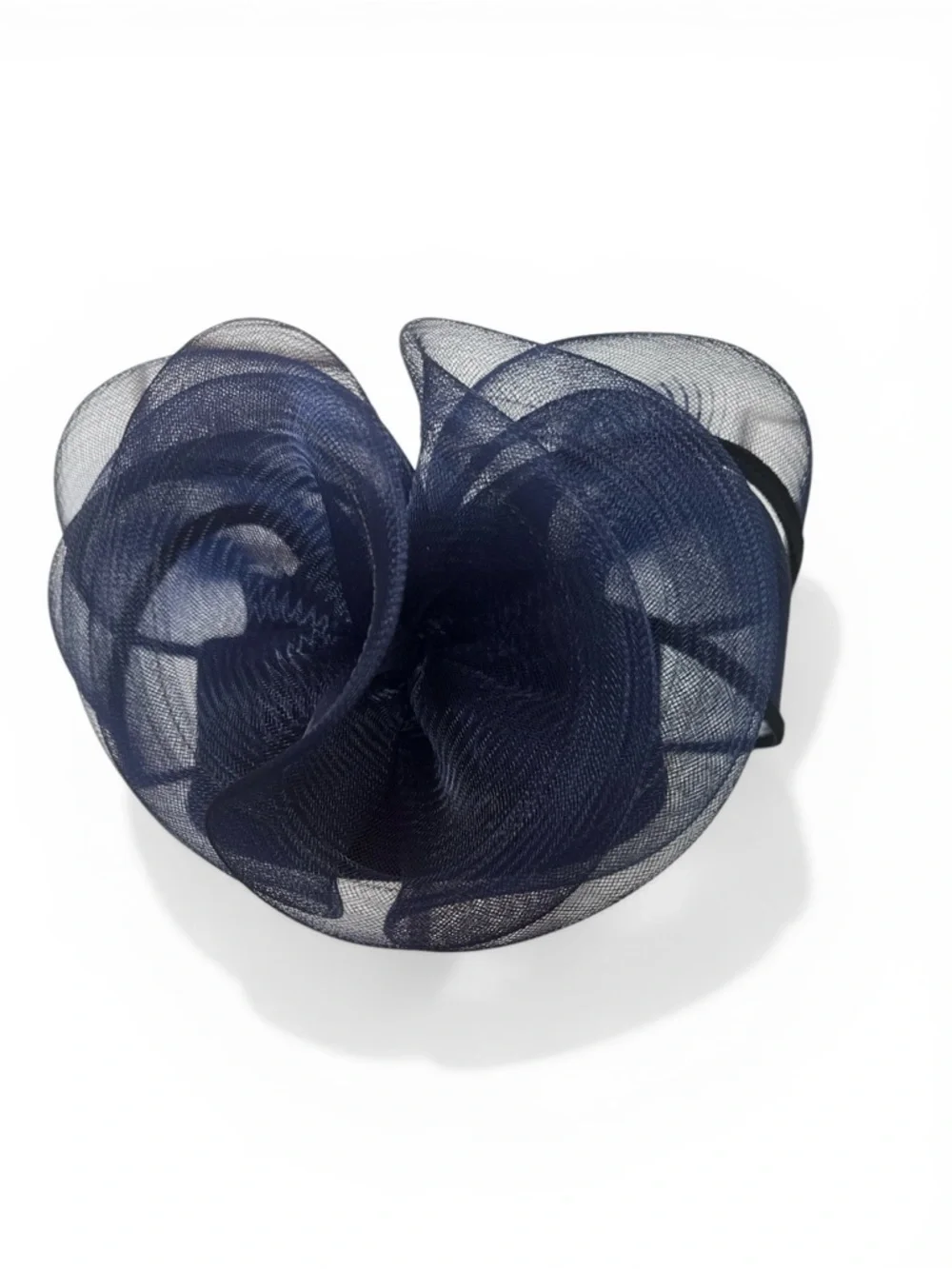 Sylvia New York vintage pillbox ladies navy hat